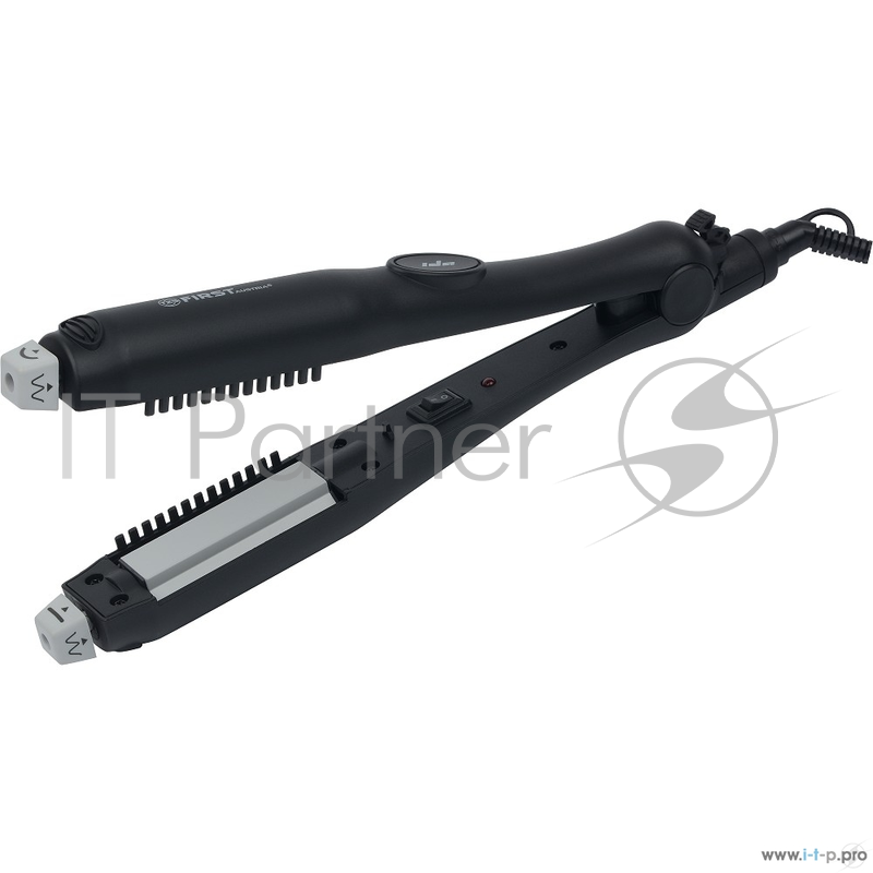 Фен Фен-щетка FIRST FA-5670-3-BA, электрощипцы 25 Вт, керамика, 4 типа пластин, Black