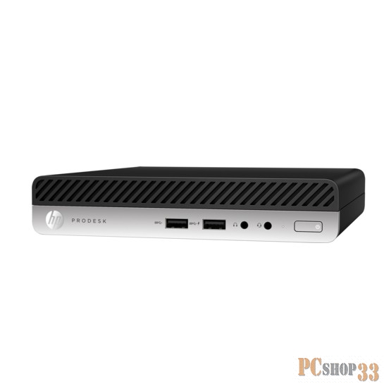 Компьютер HP ProDesk 400 G4 4CZ91EA DM {i3-8100T/8Gb/256Gb SSD/W10Pro}