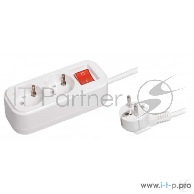 бытовые удлинители Iek WYP11-16-02-03-ZK Удлинитель У02В 2 места 2Р+РЕ/3.0 метра 3х1мм2 16А/250В CLASSIC IEK