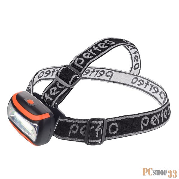 Фонари Perfeo PF_A4449 Светодиодный налобный фонарь PF_A4449, 3Watt COB, 3 режима