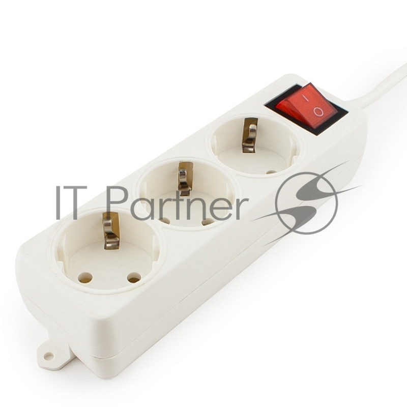 Удлинитель Гарнизон 3р 10А 5м с выключателем и заземлением