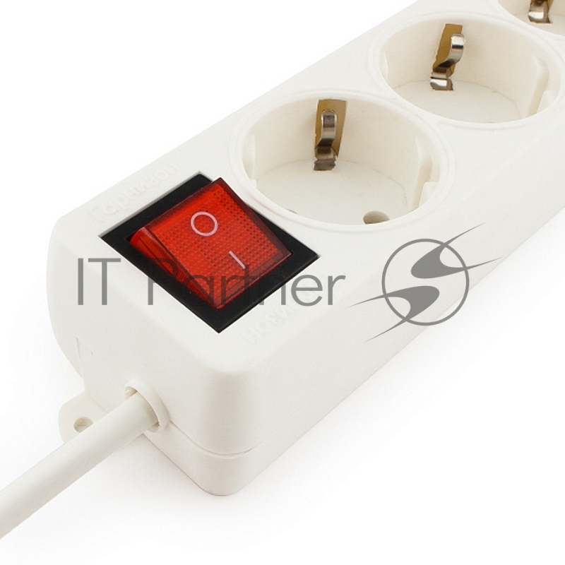 Удлинитель Гарнизон 3р 10А 5м с выключателем и заземлением