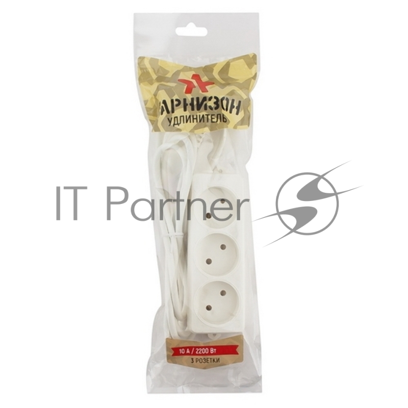Удлинитель Гарнизон 3р 10А 5м