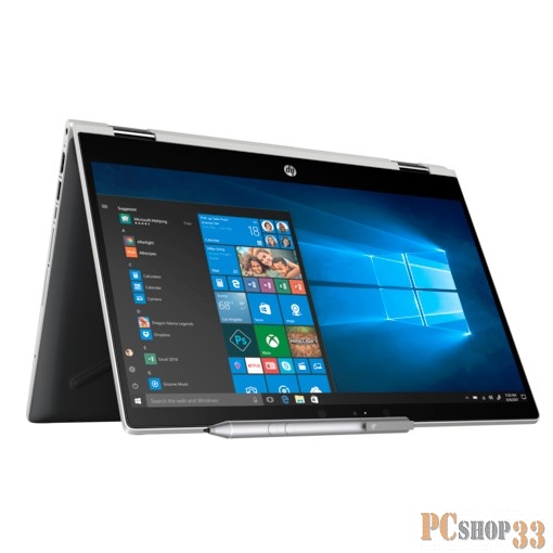 Ноутбук HP Pavilion x360 14-cd1014ur 5SU65EA i5-8265U(1.6)/8Gb/1Tb+128Gb SSD/14.0 FHD IPS touch/I