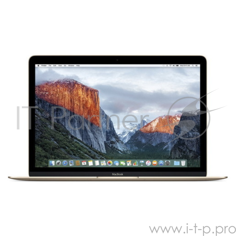 Ноутбук 12 Apple MacBook: 1.3(TB 3.2)GHz Intel Dual-Core i5, 8GB, 512GB SSD, Intel HD Graphics 615, Gold