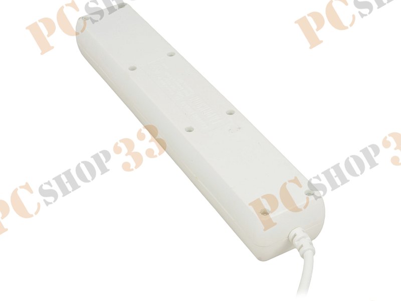 Сетевой фильтр на 5 розеток Гарнизон EHLW-5, белый (1.4м)