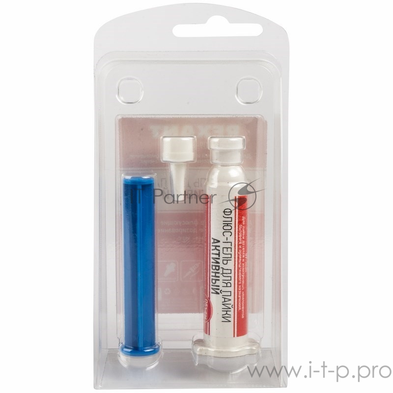 Припои Rexant 09-3680 Флюс-гель для пайки АКТИВНЫЙ 12мл (шприц)