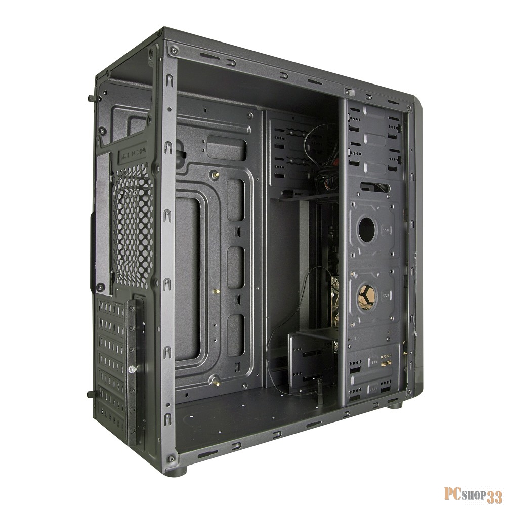 Корпуса Exegate EX277204RUS Корпус Miditower EVO-8205 Black-Blue light, ATX, 600NPX, 1*USB+1*USB3.0, HD Audio