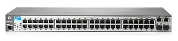Коммутатор HPE 2620-48-PoE+ J9627A управляемый 19U 48x10/100BASE-TX 2x10/100/1000BASE-T