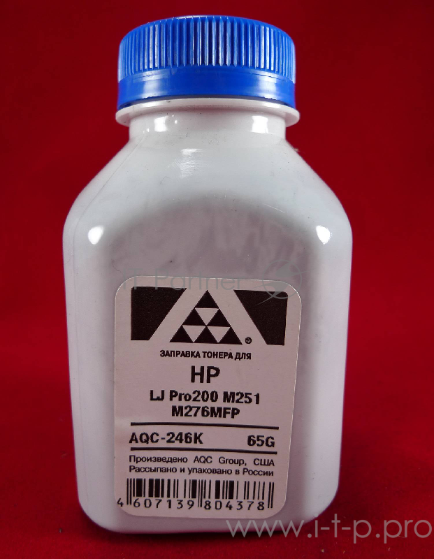 Тонер HP LJ Pro200 M251/M276MFP Black (фл. 65г) AQC фас. Россия