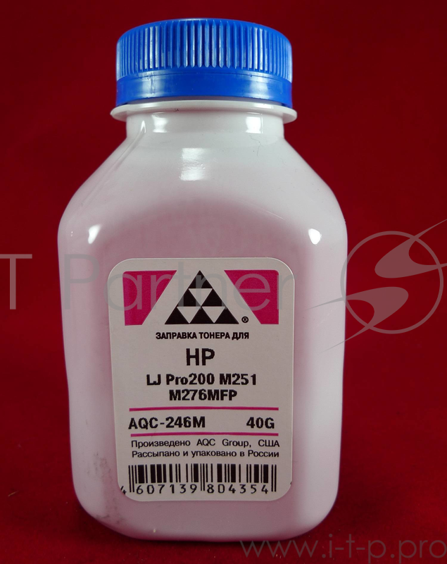 Тонер HP LJ Pro200 M251/M276MFP Magenta (фл. 40г) AQC фас. Россия