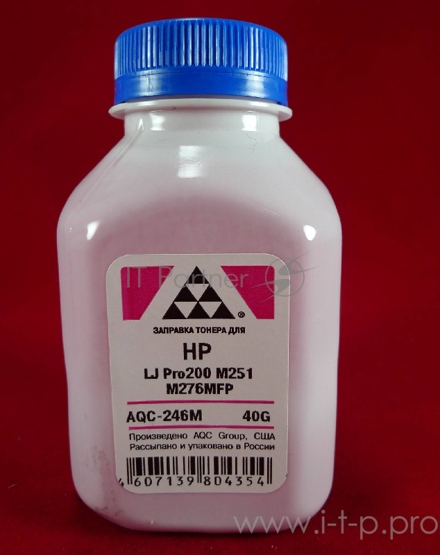 Тонер HP LJ Pro200 M251/M276MFP Magenta (фл. 40г) AQC фас. Россия