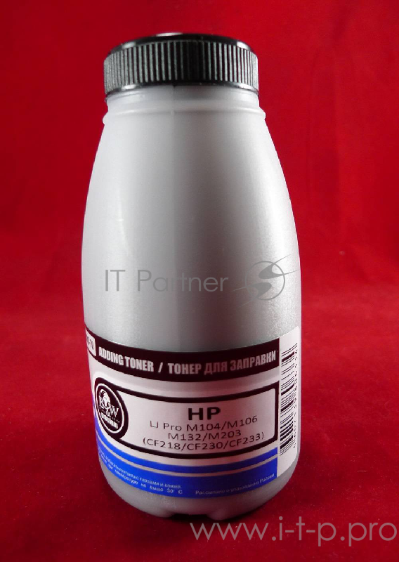 Тонер HP LJ Pro M104/M106/M132/M203 (CF218/CF230/CF233) (для ьных картриджей) (фл. 70г) B&W