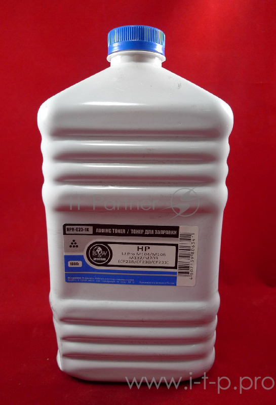 Тонер HP LJ Pro M104/M106/M132/M203 (CF218/CF230/CF233) (для ьных картриджей) (кан. 1кг) B&