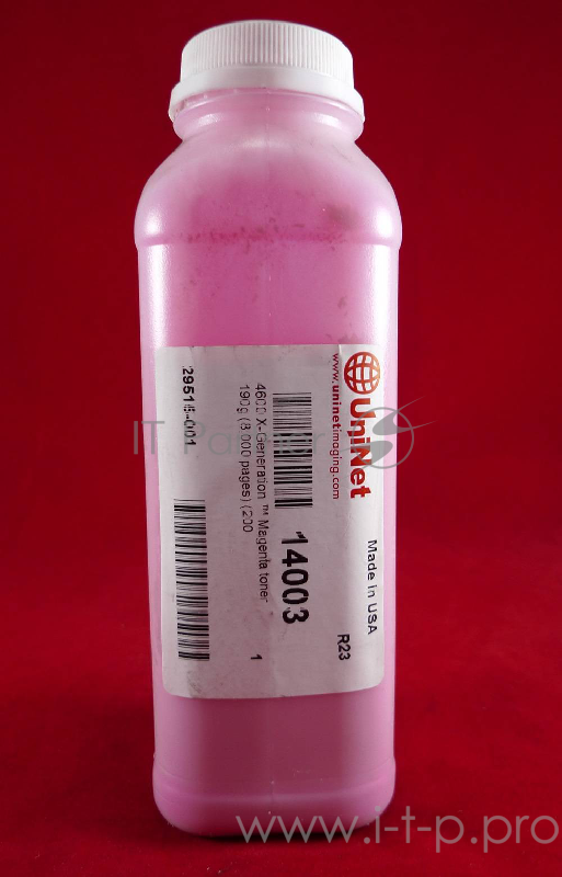 Тонер HP LJ 4600/4650 Magenta (фл. 220г) X-Generation 8K Uninet