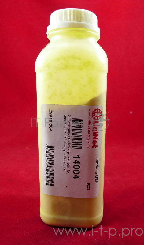 Тонер HP LJ 4600/4650 Yellow (фл. 220г) X-Generation 8K Uninet