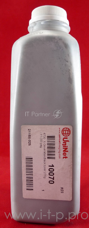 Тонер HP LJ 4700 Black (фл. 275г) X-generation 11K Uninet