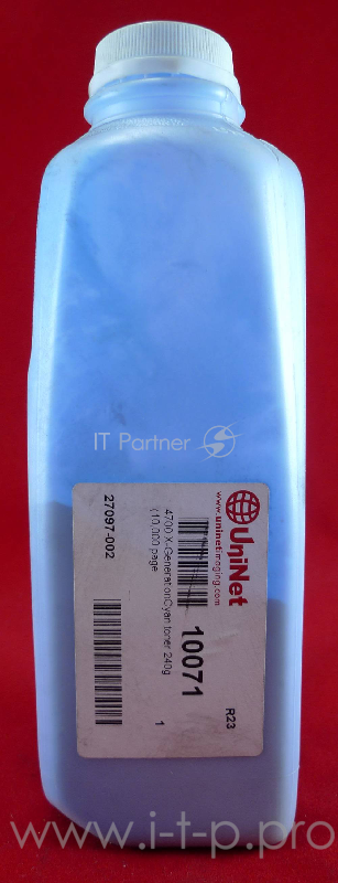 Тонер HP LJ 4700 Cyan (фл. 240г) X-generation 10K Uninet
