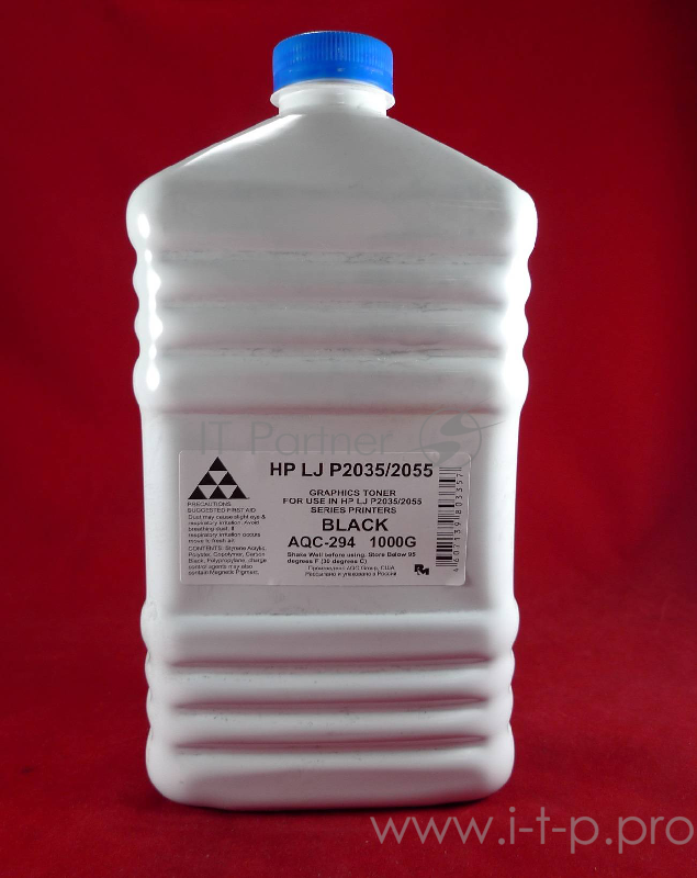 Тонер HP LJ P2035/2055, Pro400 M401/M425 (кан. 1кг) AQC фас. Россия