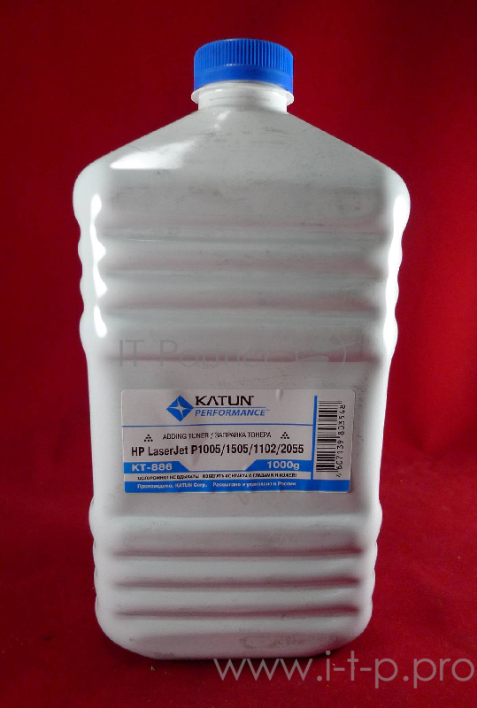Тонер HP LJ P1005/1505/1566/1606/1102/2035 Canon LBP-3010/3250 Universal (кан., 1кг.) Katun фас России