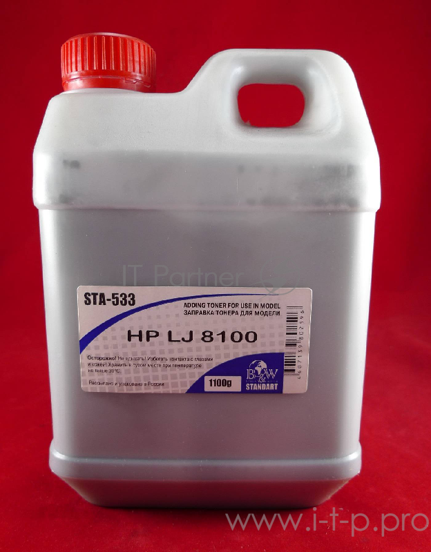 Тонер HP LJ 8100 (кан. 1100г) B&W Standart фас. Россия