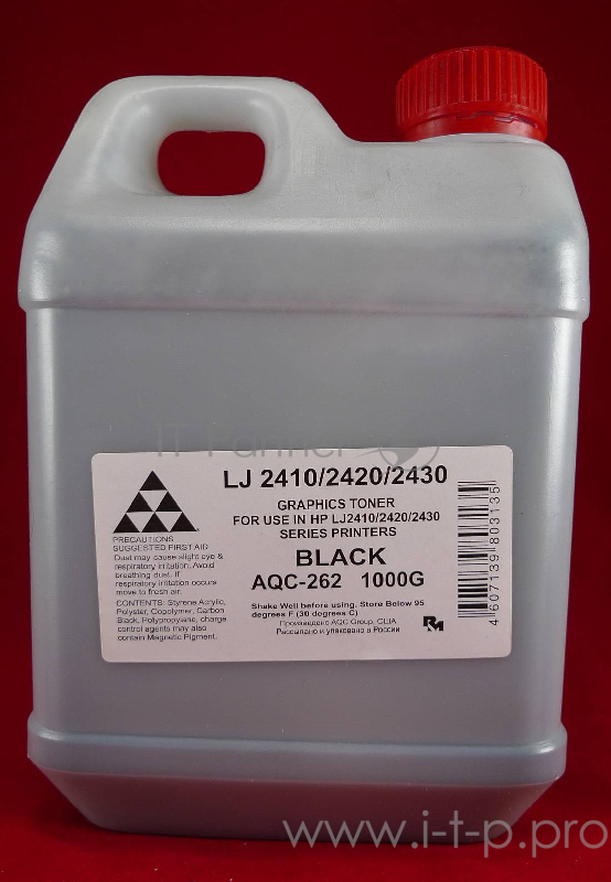 Тонер HP LJ 2410/20/30 (кан. 1кг) AQC фас. Россия