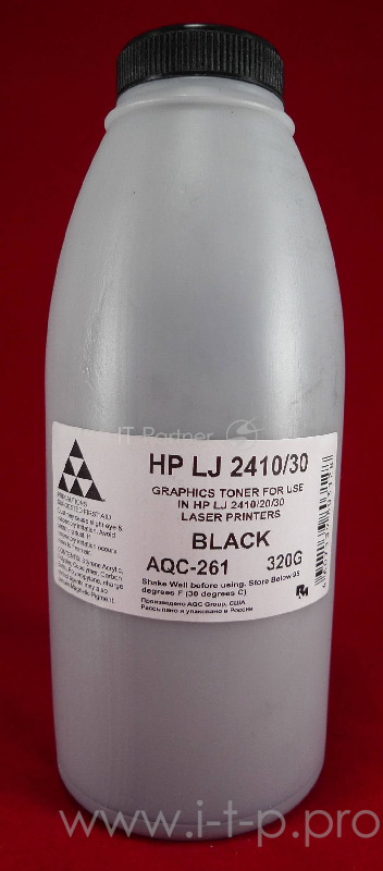 Тонер HP LJ 2410/20/30 (фл. 320г) AQC фас. Россия