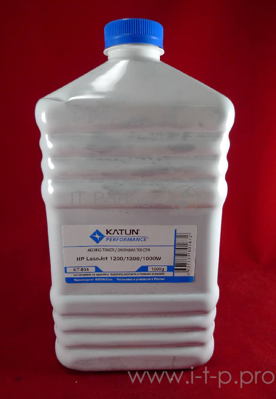 Тонер HP LJ 1200/1300/1000W, Canon LBP3200 (кан. 1кг) Katun фас. Россия
