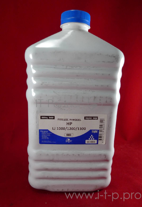Тонер HP LJ 1200/1300/1000W, Canon LBP3200 (фл. 1кг) B&W Light фас. Россия