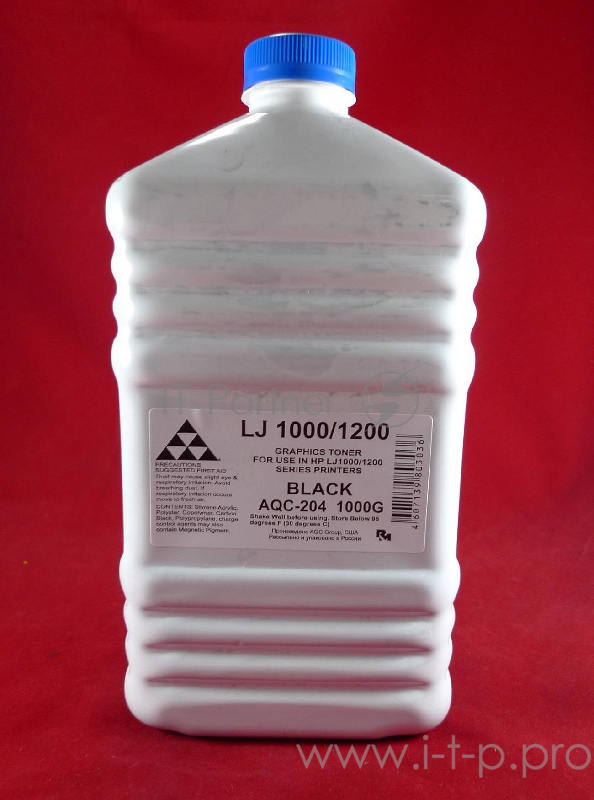 Тонер HP LJ 1200/1300/1000W, Canon LBP3200 (кан. 1кг) AQC фас. Россия
