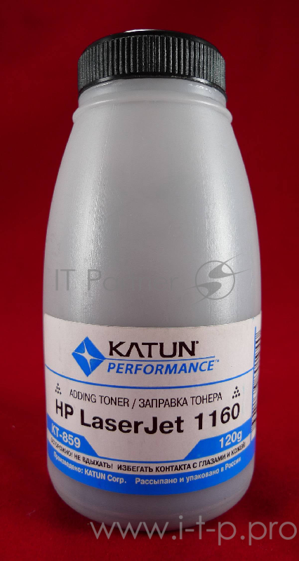 Тонер HP LJ 1160/1320 (фл. 120г) Katun фас. Россия