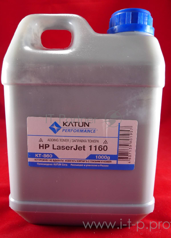 Тонер HP LJ 1160/1320 (кан. 1кг) Katun фас. Россия
