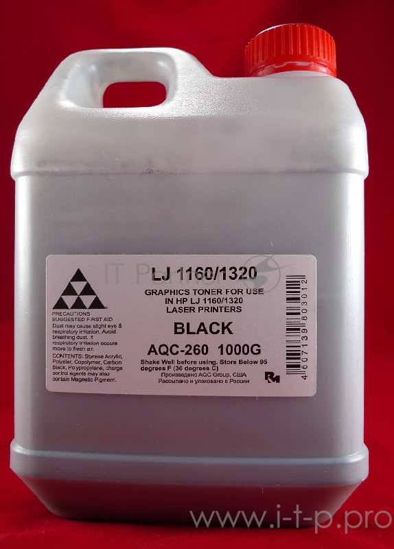 Тонер HP LJ 1160/1320 (кан. 1кг) AQC фас. Россия