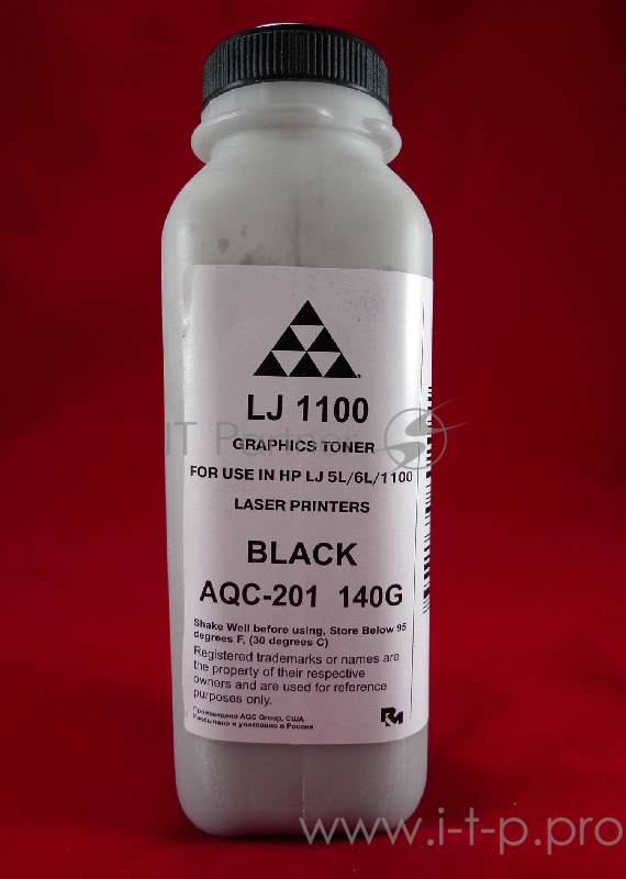 Тонер HP LJ 1100/1150/3100/5L/6L (фл. 140г) AQC фас. Россия