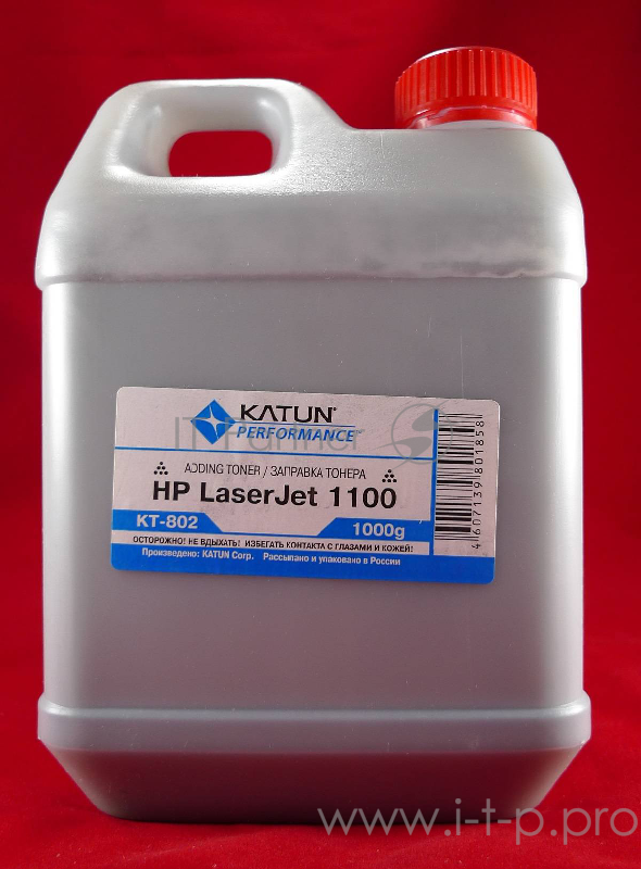 Тонер HP LJ 1100/1150/3100/5L/6L (кан. 1кг) Katun фас. Россия