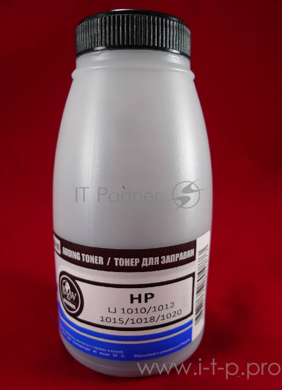 Тонер HP LJ 1010/1012/1015/1018/1020, Canon LBP2900 (фл. 110г) B&W Premium фас. Россия