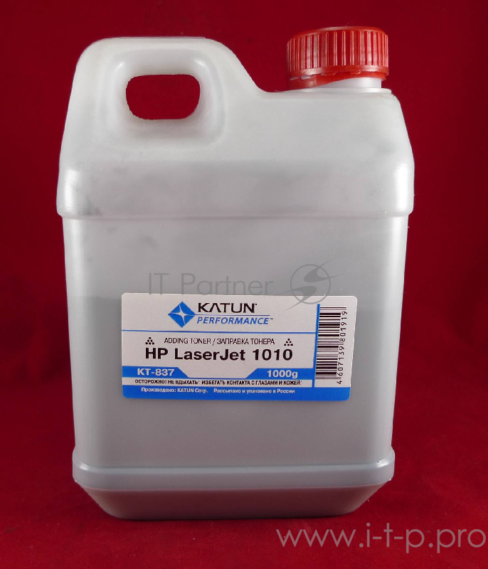 Тонер HP LJ 1010/1012/1015/1018/1020, Canon LBP2900 (кан. 1кг) Katun фас. Россия