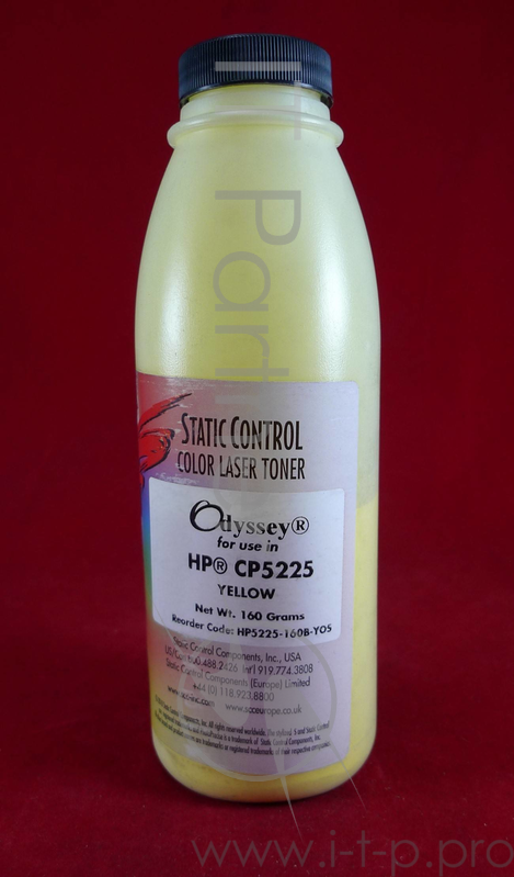 Тонер HP CP 5225 yellow (фл. 160г) Odyssey SC