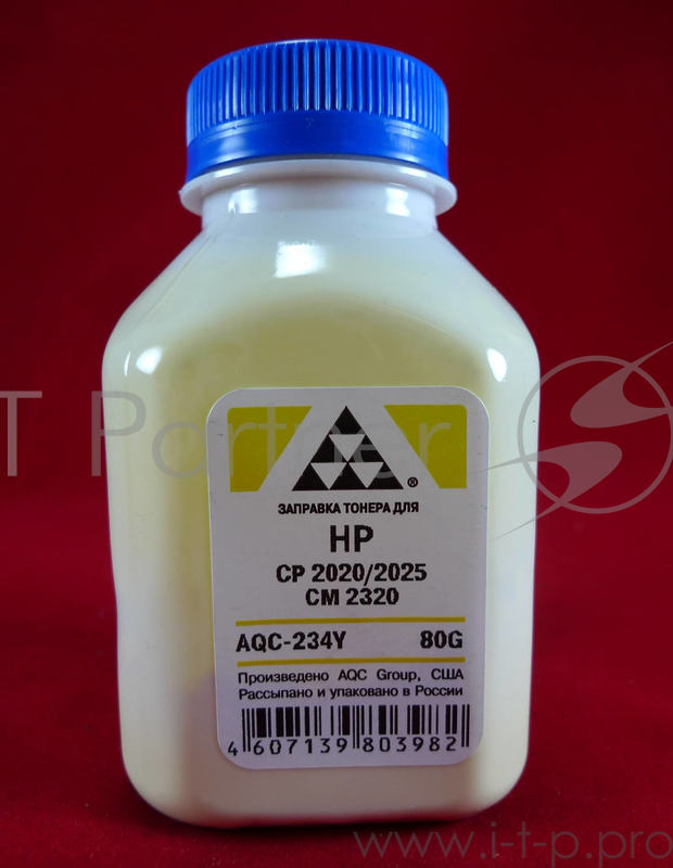 Тонер HP CP2020/2025/CM2320 Yellow, (фл.80г.) AQC фас. Россия