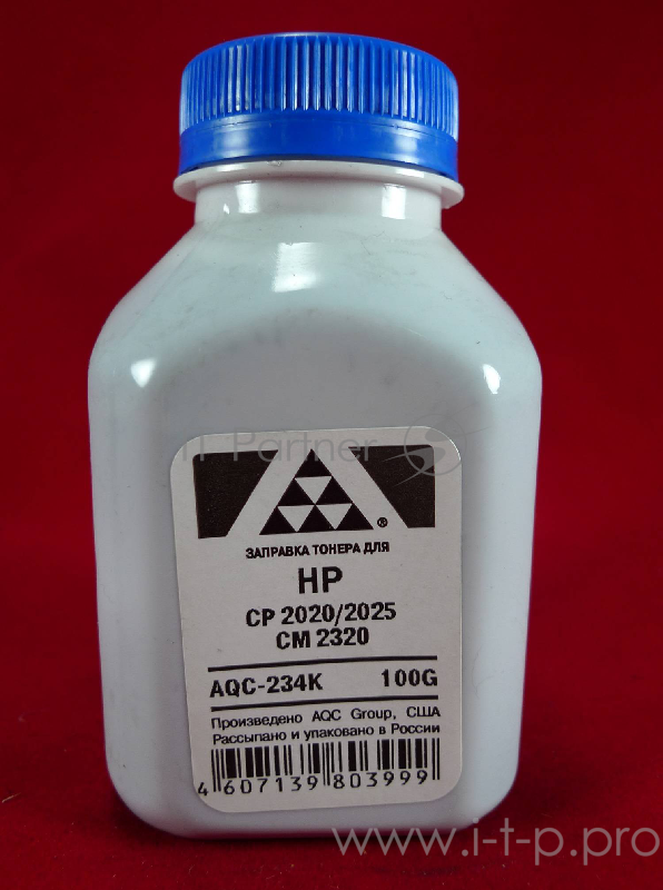 Тонер HP CP2020/2025/CM2320 Black, (фл.100г.) AQC фас. Россия