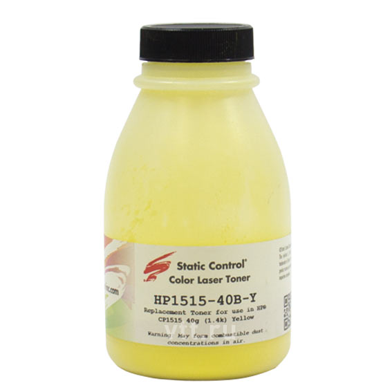 Тонер HP CP 1210/15/1510/18/CM 1312 MFP Yellow (40 г) SC