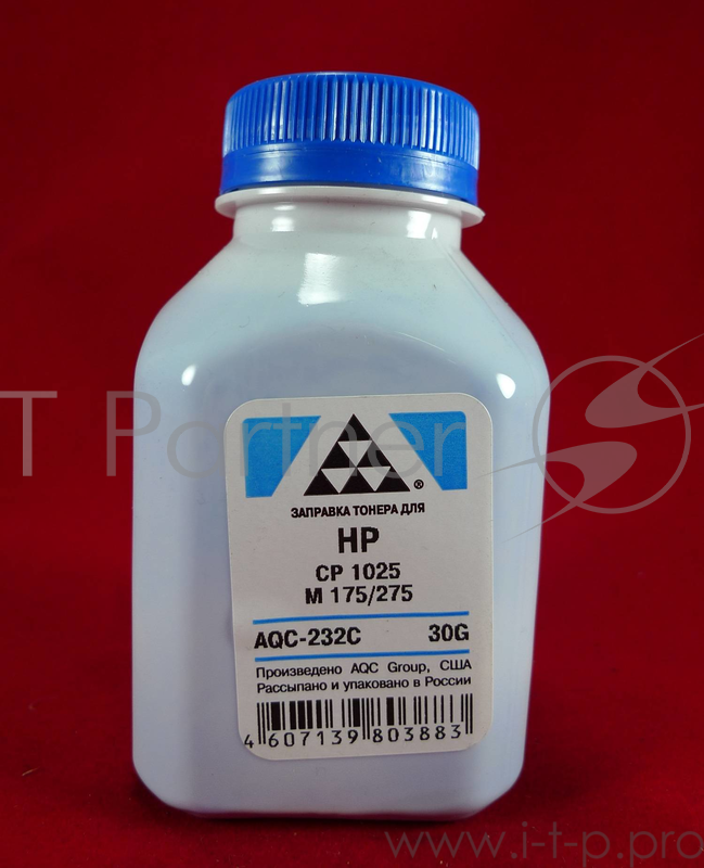 Тонер HP CP 1025/M 175/275 Cyan (фл. 30г) AQC фас. Россия