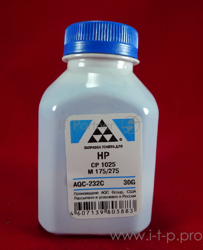 Тонер HP CP 1025/M 175/275 Cyan (фл. 30г) AQC фас. Россия
