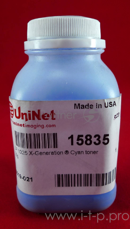 Тонер HP CP 1025/M 175/275 cyan (флк.26 г) CE311A X-Generation 1K Uninet