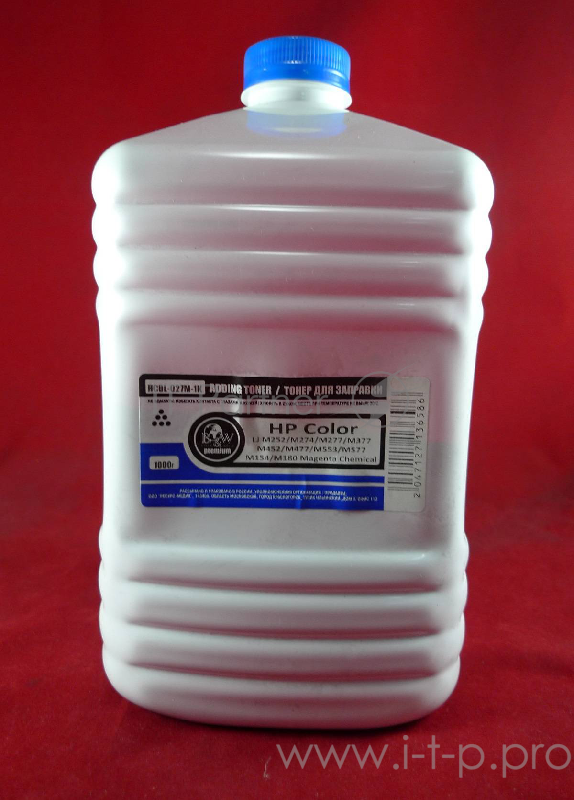 Тонер HP Color LJ M252/M274/M277/M377/M452/M477/ (CF403/CF413/CF363/CF513/CF533) Magenta химический (кан. 1кг) BW Premium фас. Россия