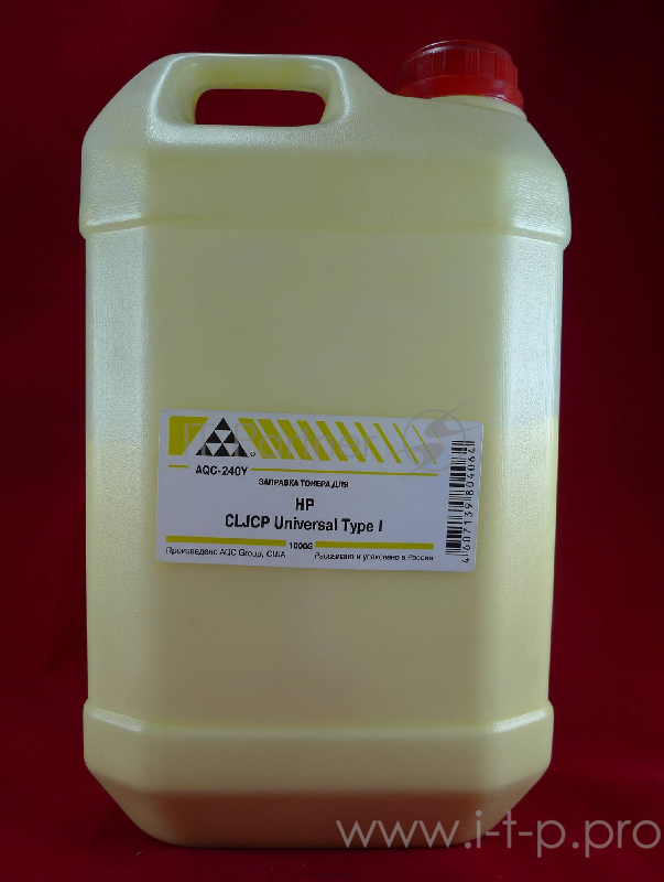 Тонер HP CLJ CP Universal Type I Yellow (кан. 1кг) AQC фас. Россия
