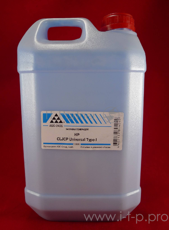 Тонер HP CLJ CP Universal Type I Cyan (кан. 1кг) AQC фас. Россия