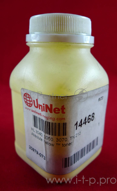 Тонер Brother TN 230Y HL 3040/45/50/70/DCP 9010 yellow (фл. 40г) X-Generation 1.4K Uninet