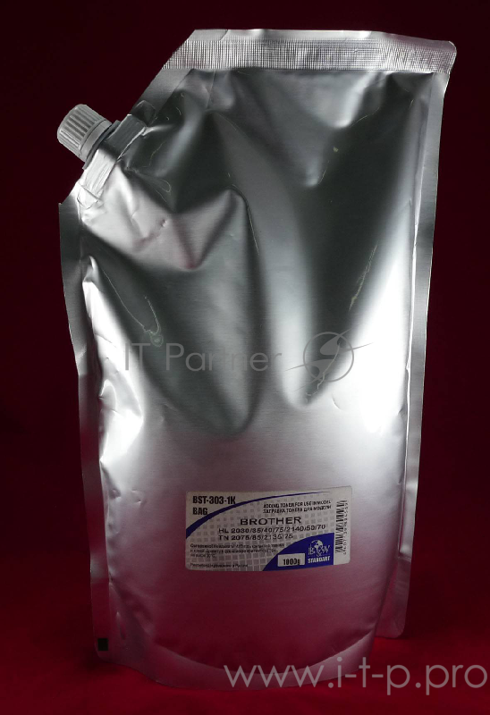 Тонер Brother TN 2075/85/2135/75 HL 2030/35/40/75/2140/50/70 (пакет 1kg) Black&White Standart