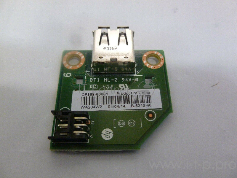 Плата USB HP LJ M401dn/dw/M425/M521/CLJ M251/M276/M570 (CF368-60001/CF368A)